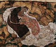 Egon Schiele Death and Maiden (mk12) Germany oil painting reproduction